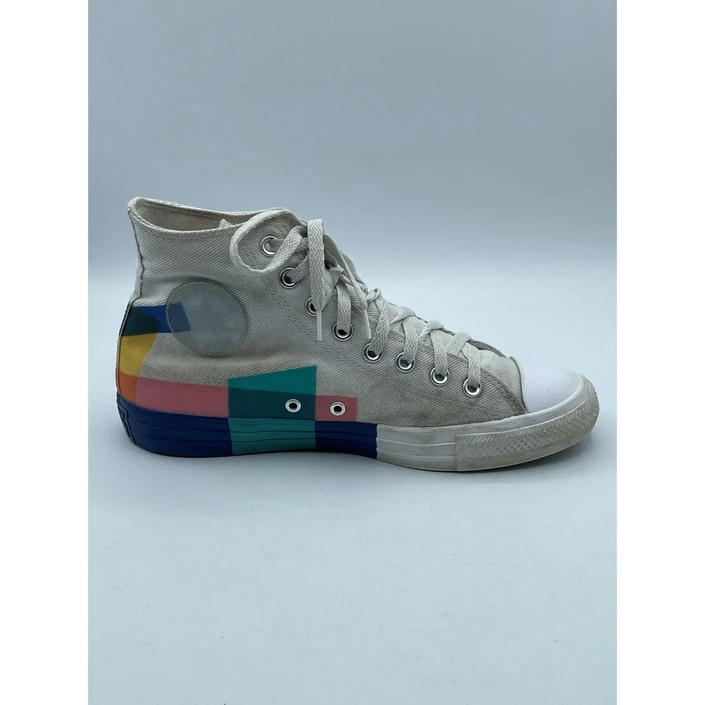 Converse Chuck Taylor All Star Space Racer High Top Sneakers White Mens 7.5